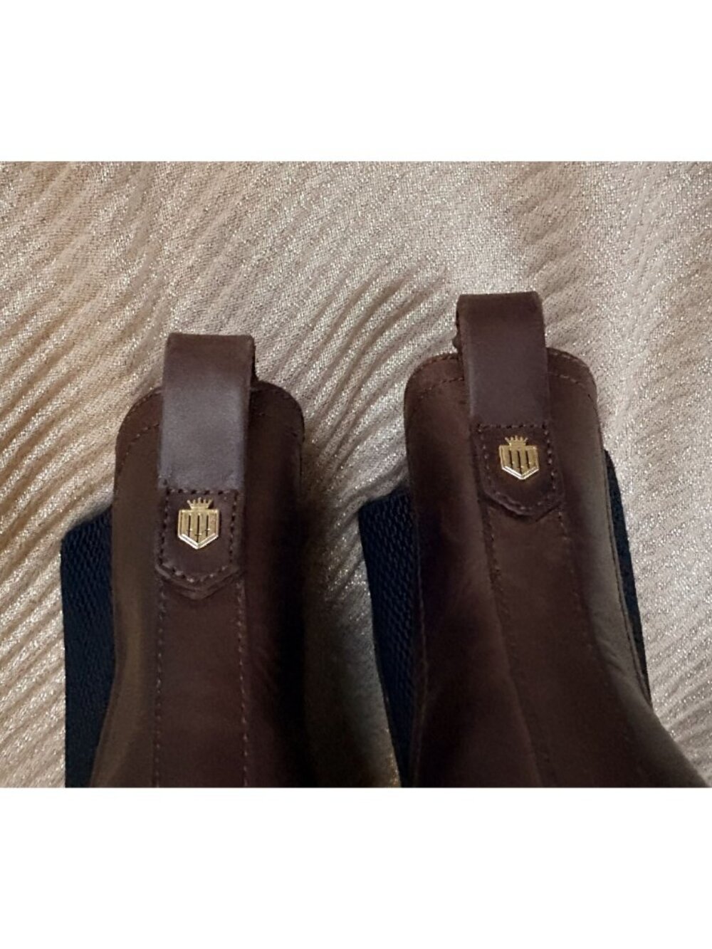 Fairfax & Favor Sheepskin Boudica Chelsea Boot Mahogany Leather 39 8 - Picture 7 of 11